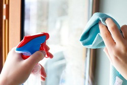 специальная салфетка Paclan Practi Clean Window